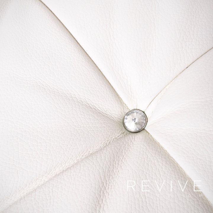 Bretz Marilyn Designer Leather Corner Sofa White Real Leather Sofa Couch #7480