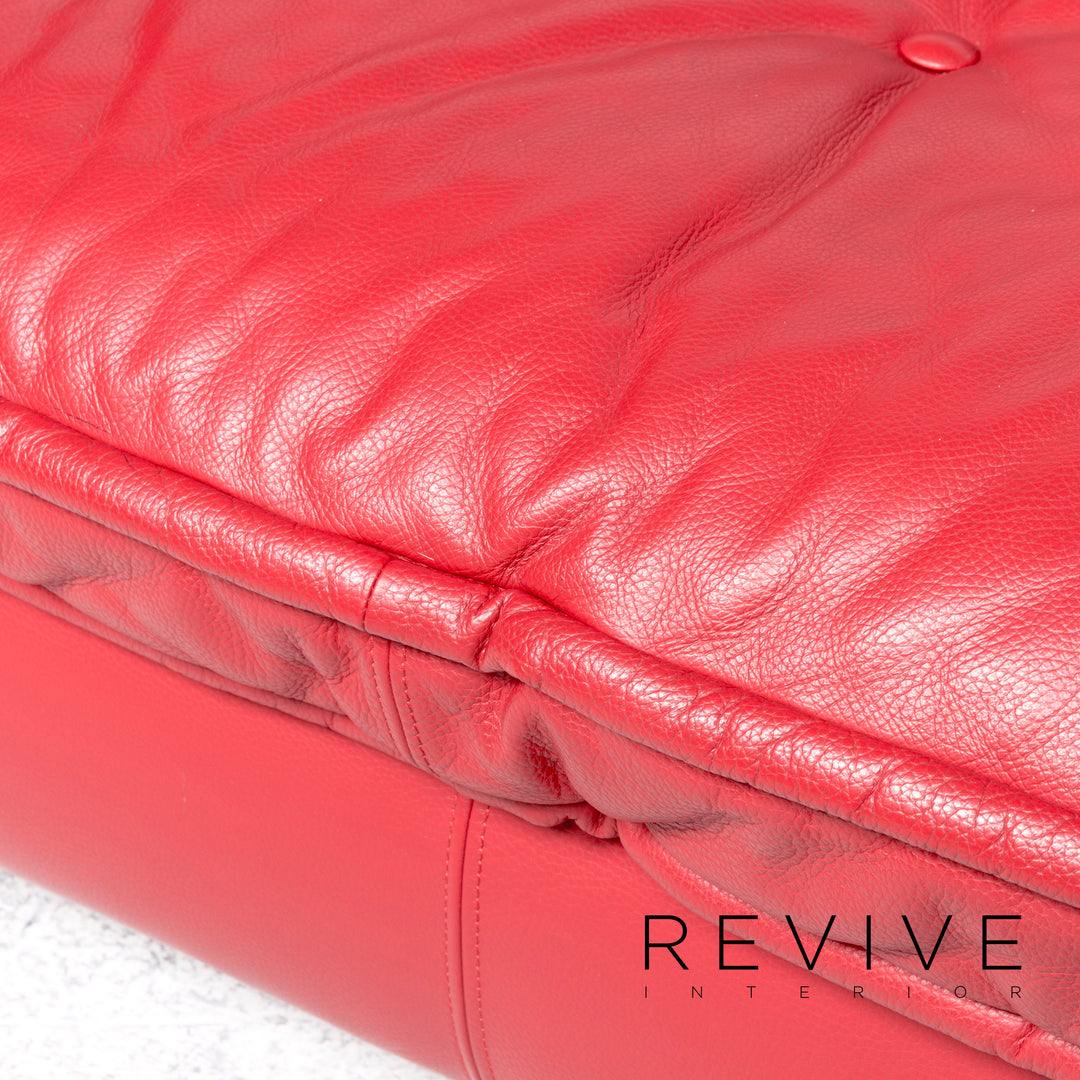 Bretz Monster designer leather sofa red genuine leather three-seater couch #8677