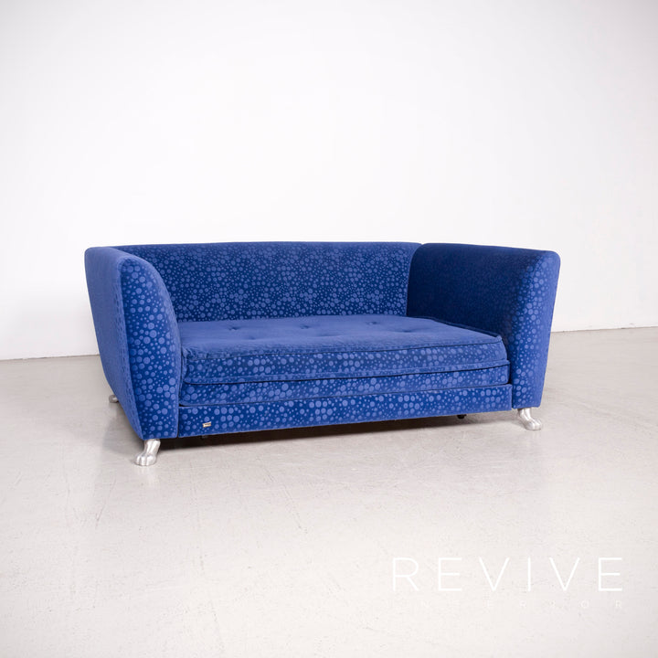 Bretz Monster Fabric Sofa Blue Three Seater Sofa Bed #8231