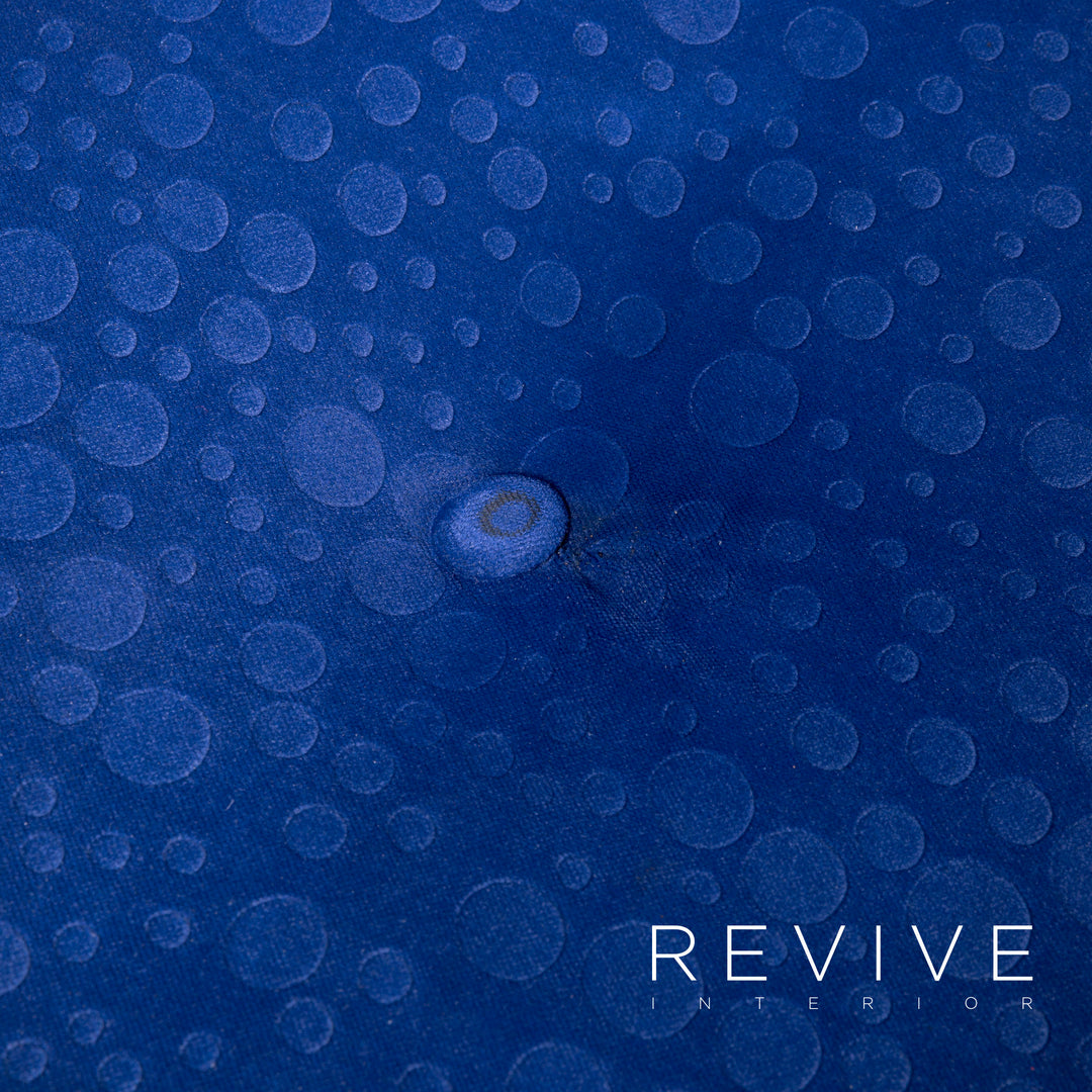 Bretz Monster Fabric Sofa Blue Three Seater Sofa Bed #8231