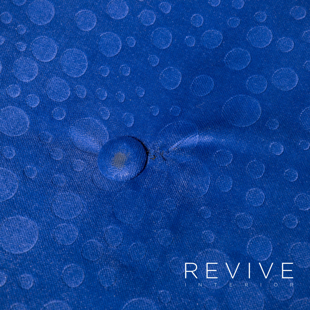 Bretz Monster Fabric Sofa Blue Three Seater Sofa Bed #8231