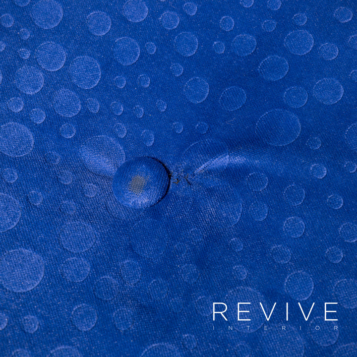 Bretz Monster Fabric Sofa Blue Three Seater Sofa Bed #8231