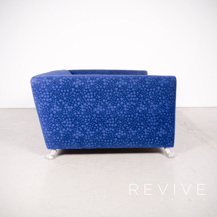 Bretz Monster Fabric Sofa Blue Three Seater Sofa Bed #8231