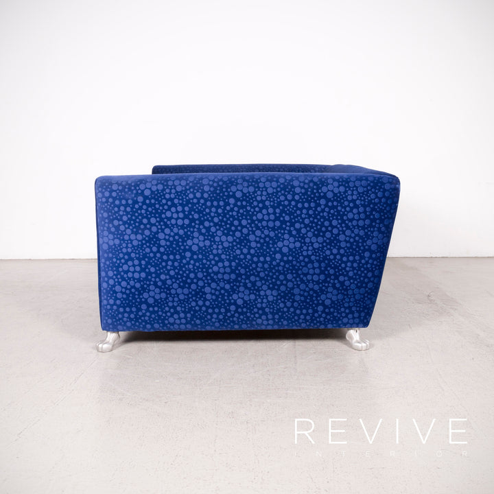 Bretz Monster Fabric Sofa Blue Three Seater Sofa Bed #8231