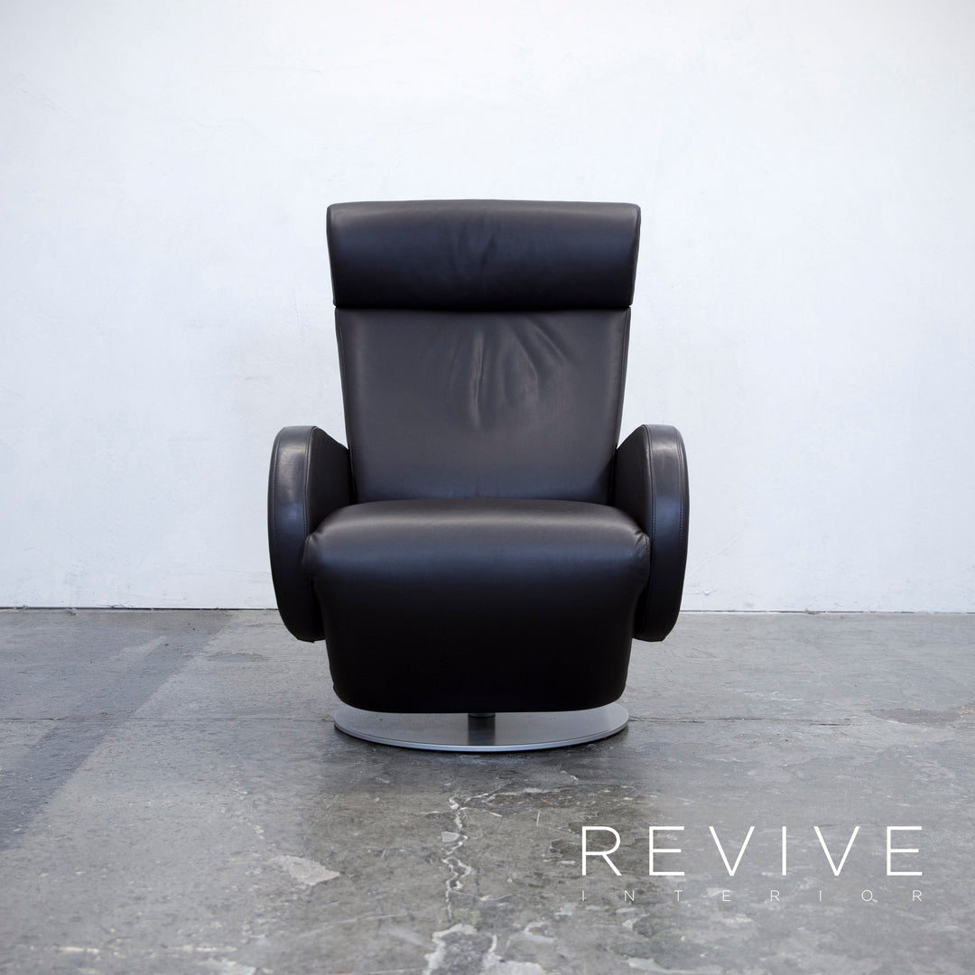 COR Fauteuil Cuir Marron Fonction Relax Moderne Cuir Véritable #3284
