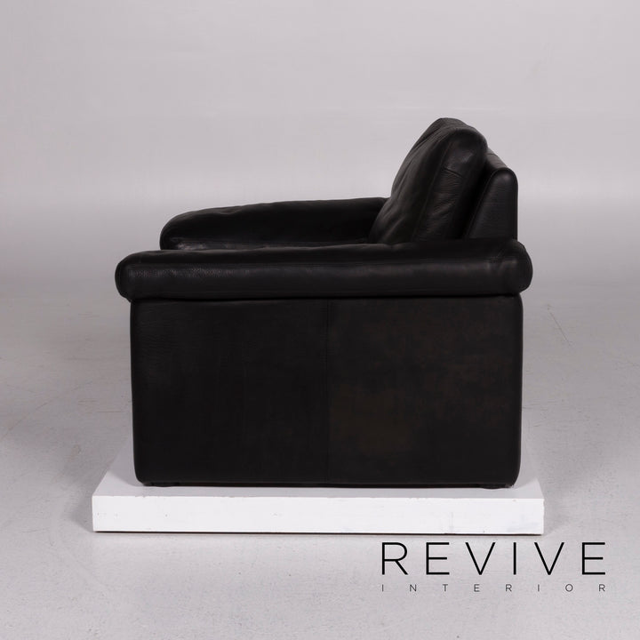 Cor Conseta Leder Sessel Schwarz #11315