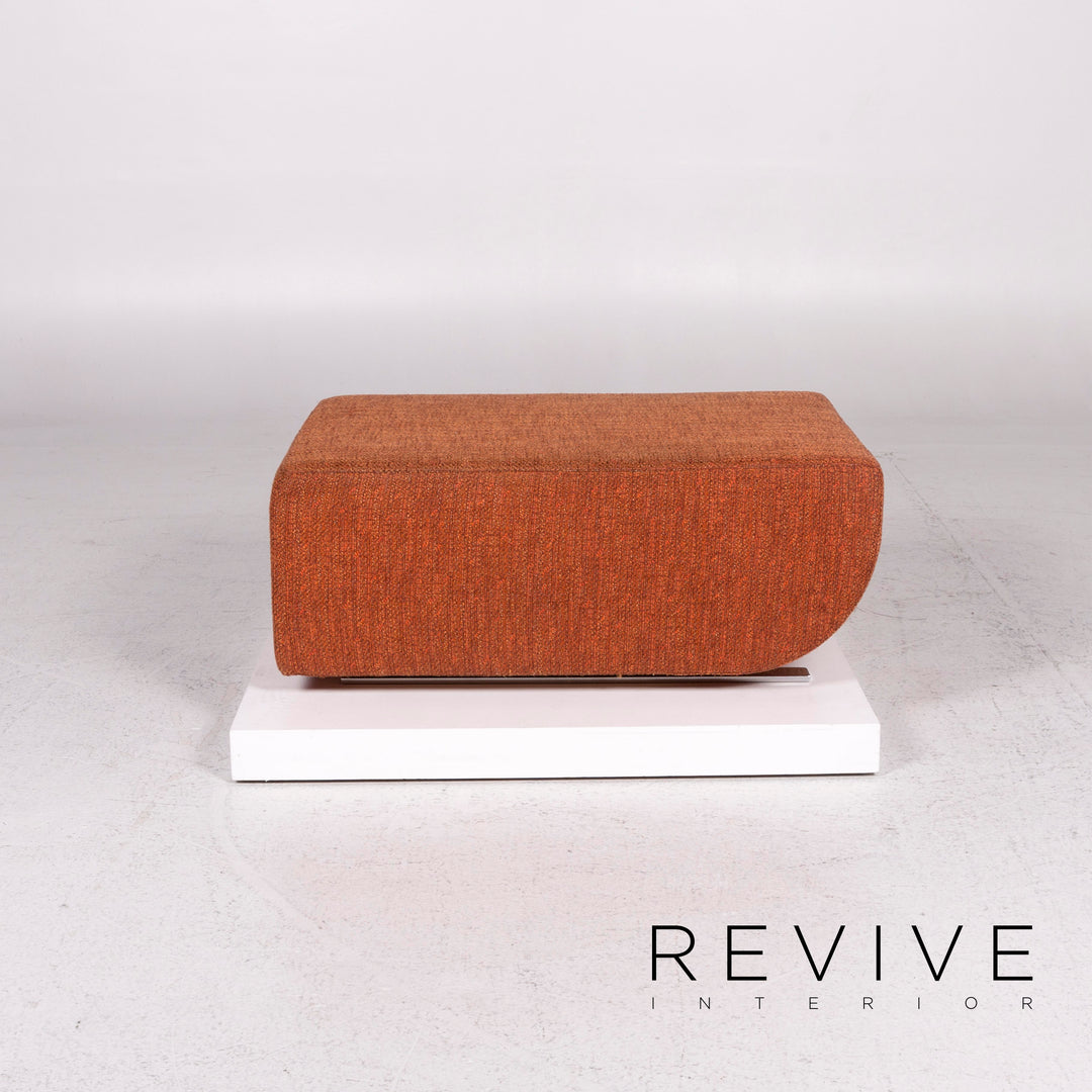 Cor Nuba Stoff Hocker Orange Ottoman #11983