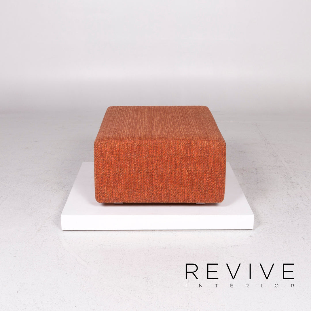 Cor Nuba Stoff Hocker Orange Ottoman #11983