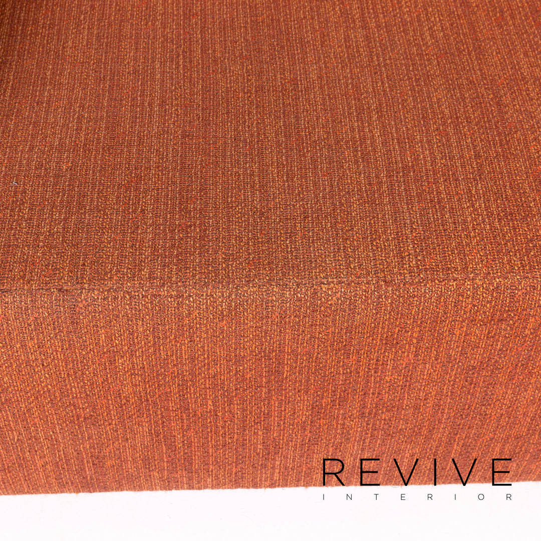 Cor Nuba Stoff Sofa Orange Dreisitzer Couch #11984