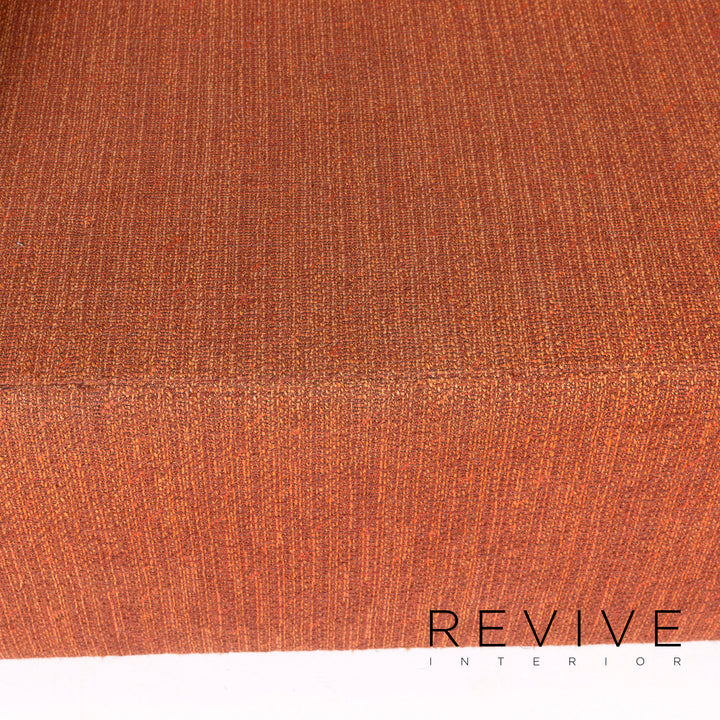Cor Nuba Stoff Sofa Orange Dreisitzer Couch #11984