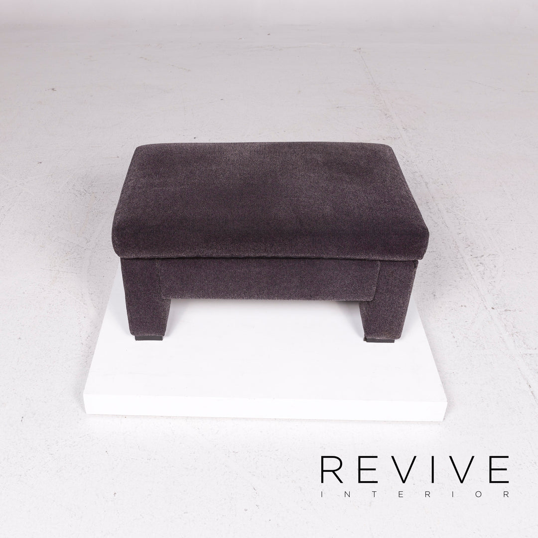 Brühl & Sippold Tomo Samt Stoff Hocker Schemel #11789