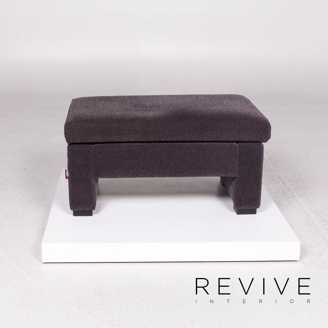 Brühl & Sippold Tomo Samt Stoff Hocker Schemel #11789