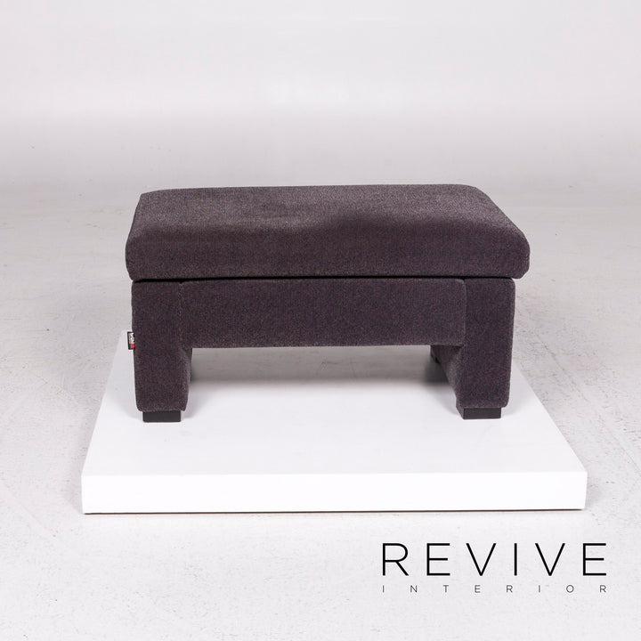 Brühl & Sippold Tomo Samt Stoff Hocker Schemel #11789