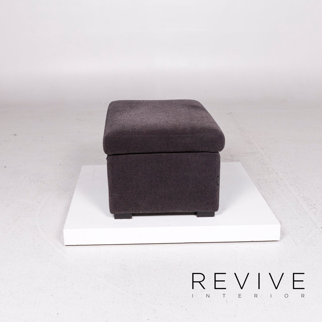 Brühl & Sippold Tomo Samt Stoff Hocker Schemel #11789