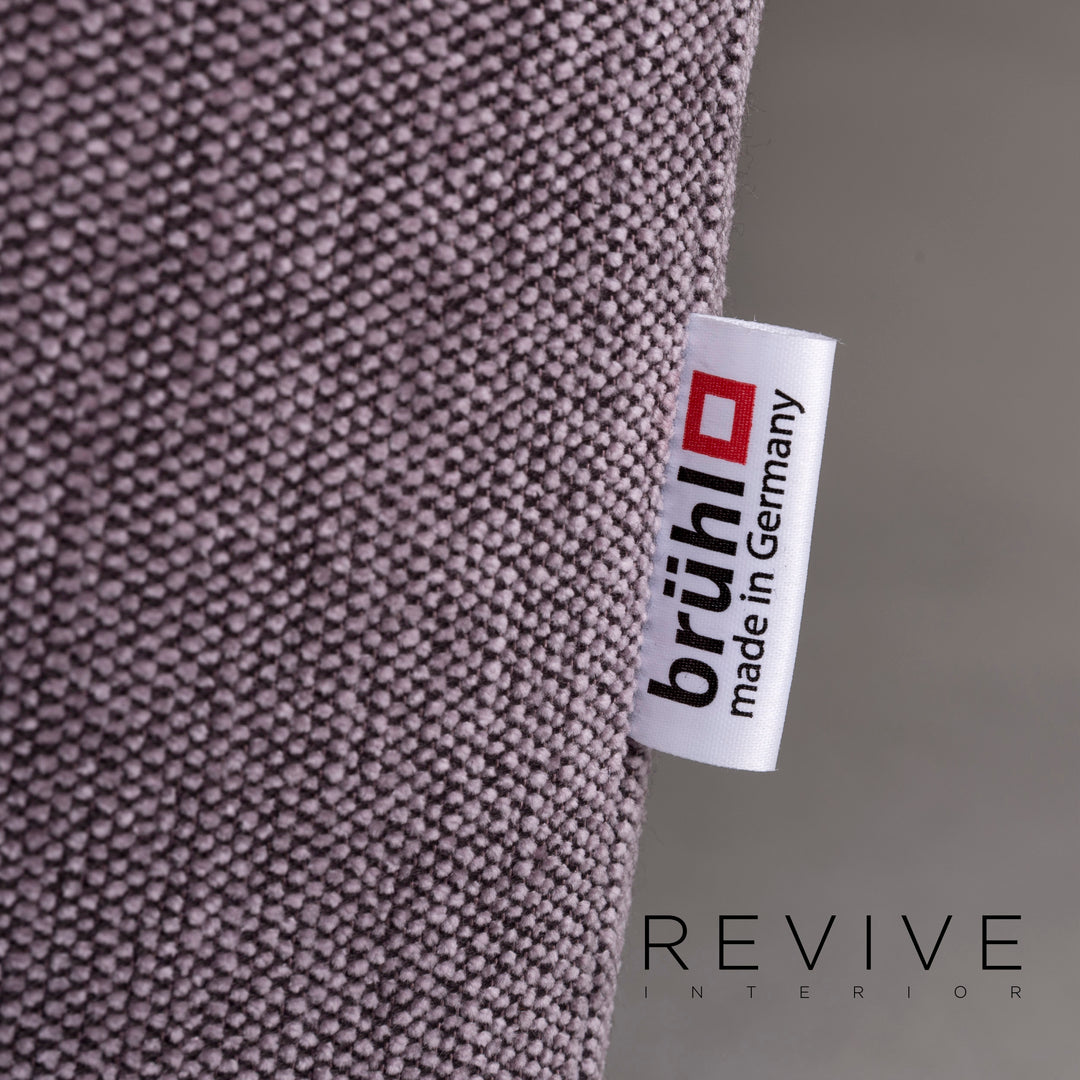 Brühl & Sippold Moule Stoff Sofa Lila Mehrfarbig Schlaffunktion Schlafsofa Couch #12197