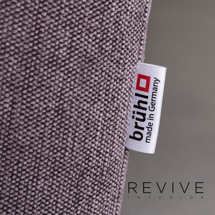 Brühl & Sippold Moule Stoff Sofa Lila Mehrfarbig Schlaffunktion Schlafsofa Couch #12197