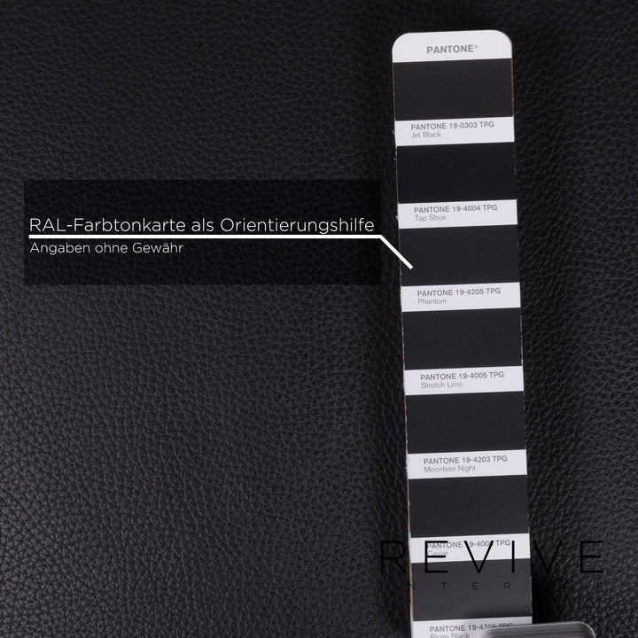 Brühl & Sippold Roro Leder Sessel Garnitur Schwarz Sofa inkl. Funktion #11786