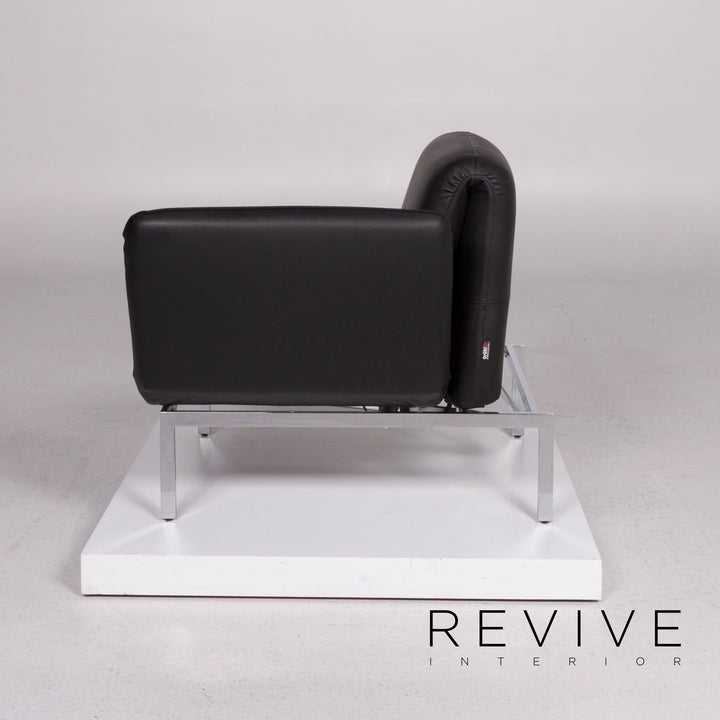 Brühl & Sippold Roro Leder Sessel Schwarz inkl. Funktion #11785