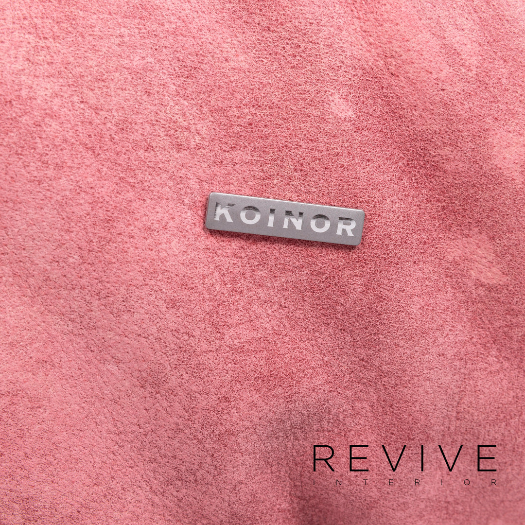 Koinor Leder Sofa Rosé Zweisitzer Couch #10527