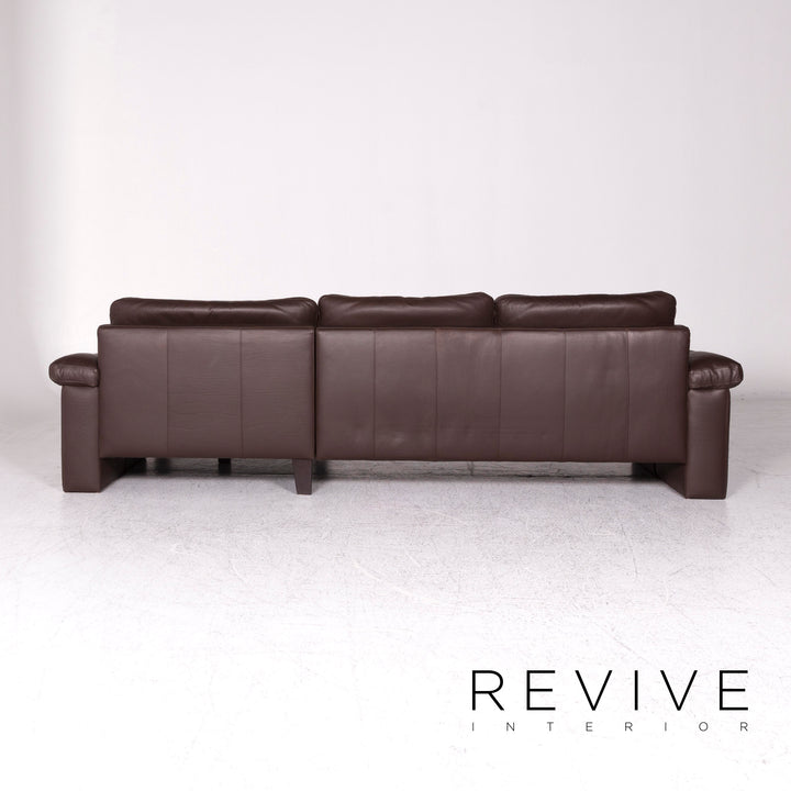 Machalke Leder Ecksofa Braun Sofa Couch #9026