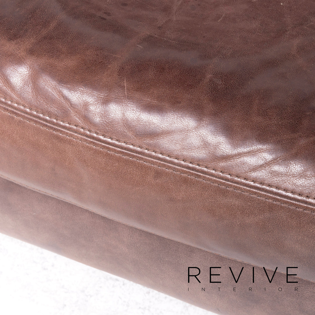 Machalke Diego Leather Armchair Brown by Teun Van Zanten Genuine Leather Chair #8658