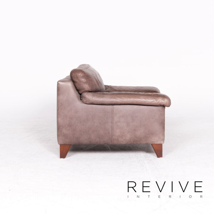 Machalke Diego Leather Armchair Brown by Teun Van Zanten Genuine Leather Chair #8658