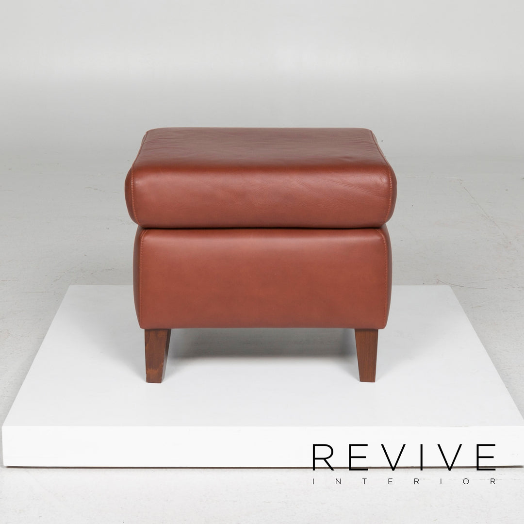 Machalke Leder Hocker Braun #11566