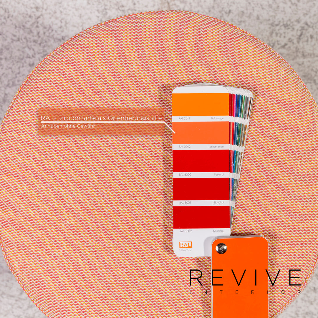 Cor Drop Stoff Hocker Orange Apricot Pauline Deltour Schemel #8781