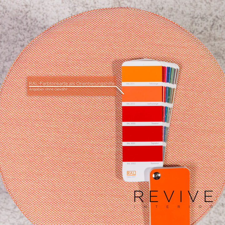 Cor Drop Stoff Hocker Orange Apricot Pauline Deltour Schemel #8781