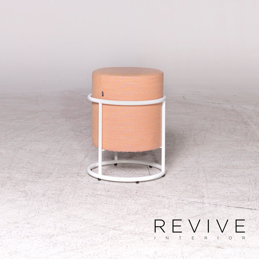 Cor Drop Stoff Hocker Orange Apricot Pauline Deltour Schemel #8781