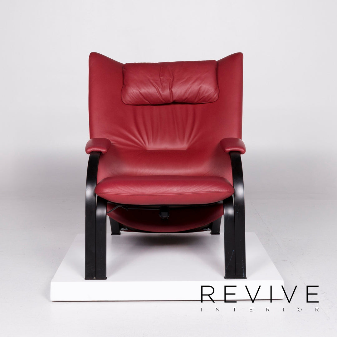 WK Wohnen Spot 698 Leder Sessel Rot #10537