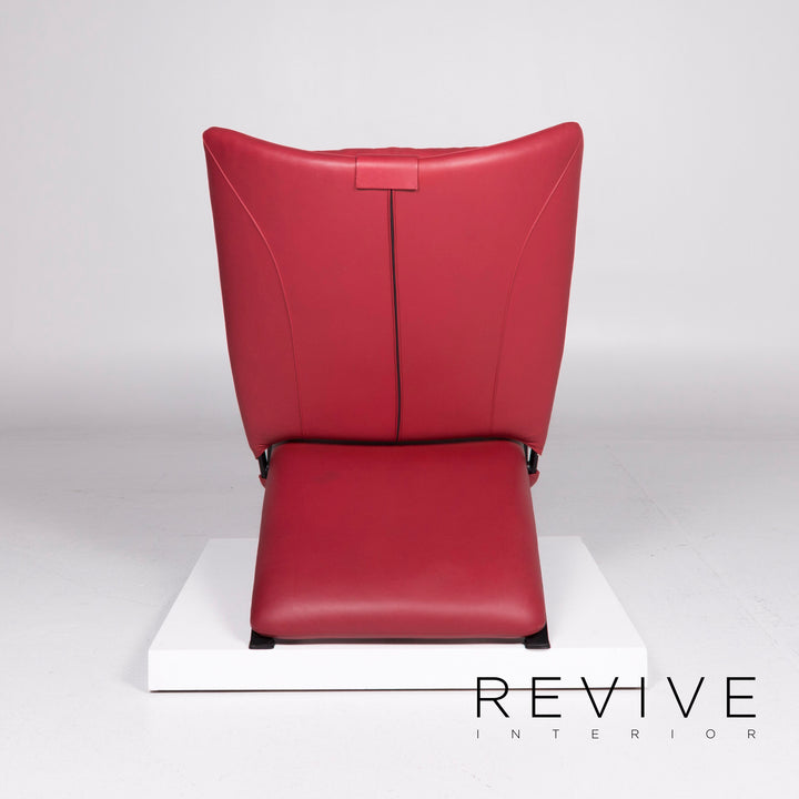 WK Wohnen Spot 698 Leder Sessel Rot #10537