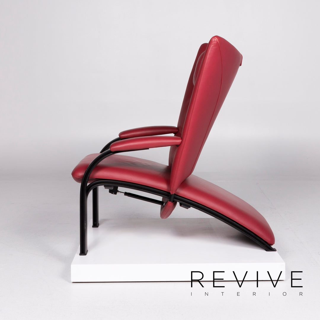 WK Wohnen Spot 698 Leder Sessel Rot #10537