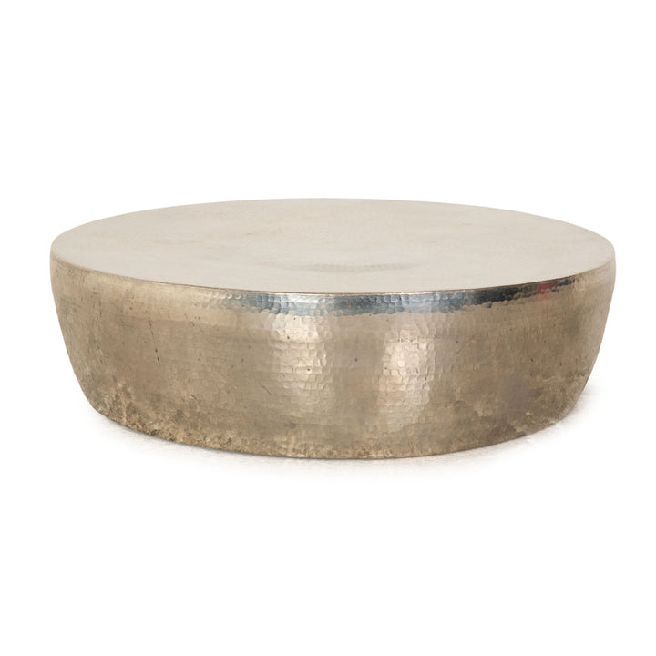 Baxter Table basse en acier Cairo Argenté