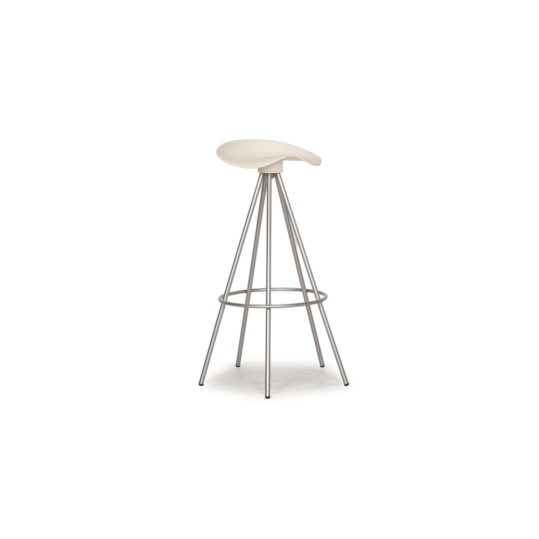 Tabouret de bar en plastique crème BD Barcelona Design Jamaica
