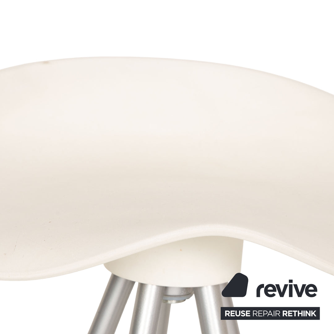 Tabouret de bar en plastique crème BD Barcelona Design Jamaica