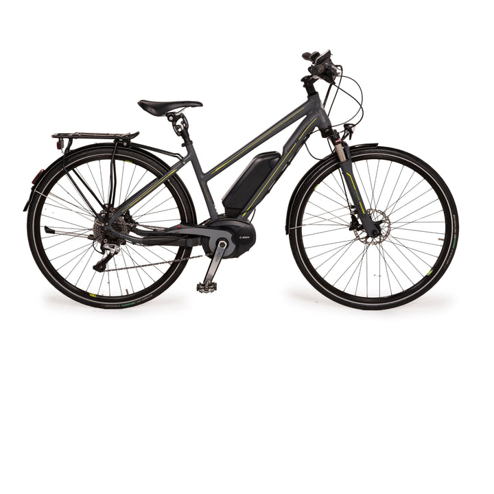 Vélo de randonnée électrique Bergamont E-LINE C XT 2014 gris vert vélo RH 44 cm