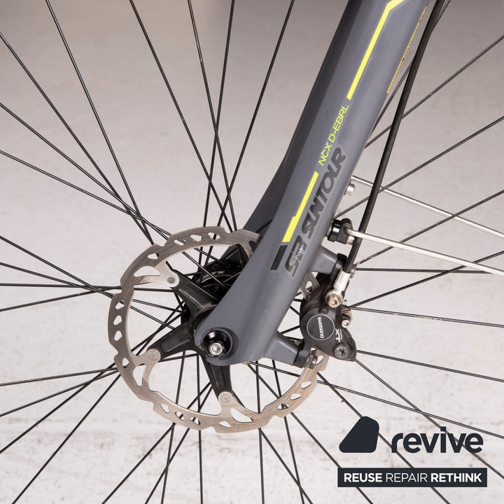 Vélo de randonnée électrique Bergamont E-LINE C XT 2014 gris vert vélo RH 44 cm