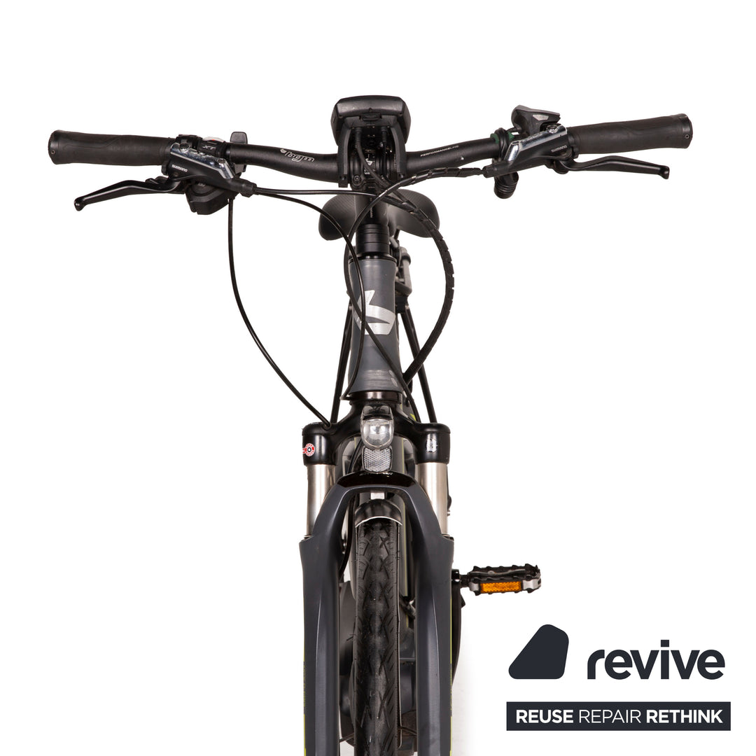 Vélo de randonnée électrique Bergamont E-LINE C XT 2014 gris vert vélo RH 44 cm