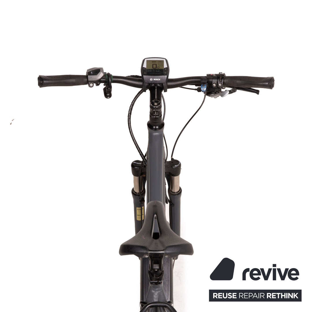 Vélo de randonnée électrique Bergamont E-LINE C XT 2014 gris vert vélo RH 44 cm