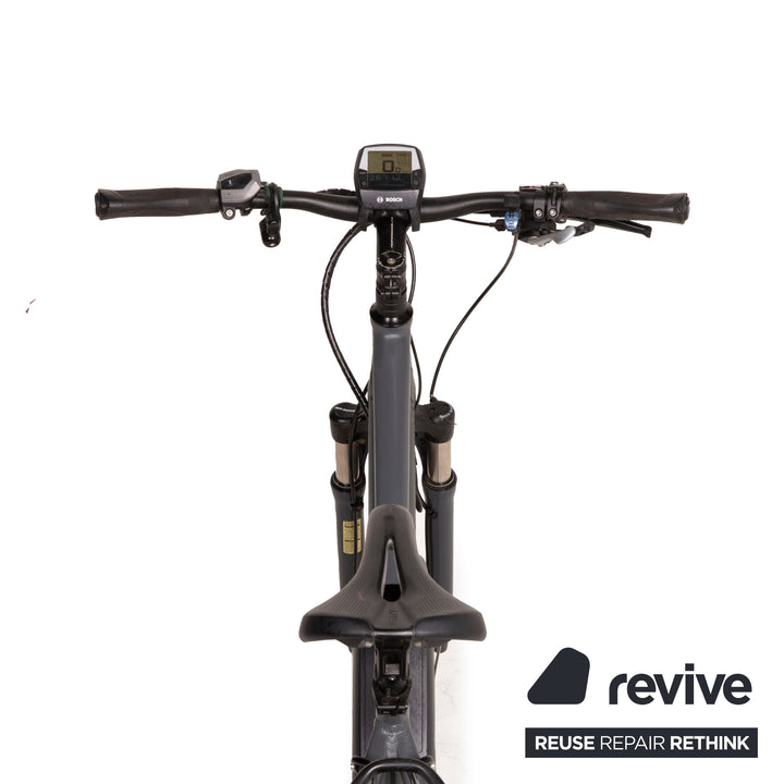 Vélo de randonnée électrique Bergamont E-LINE C XT 2014 gris vert vélo RH 44 cm