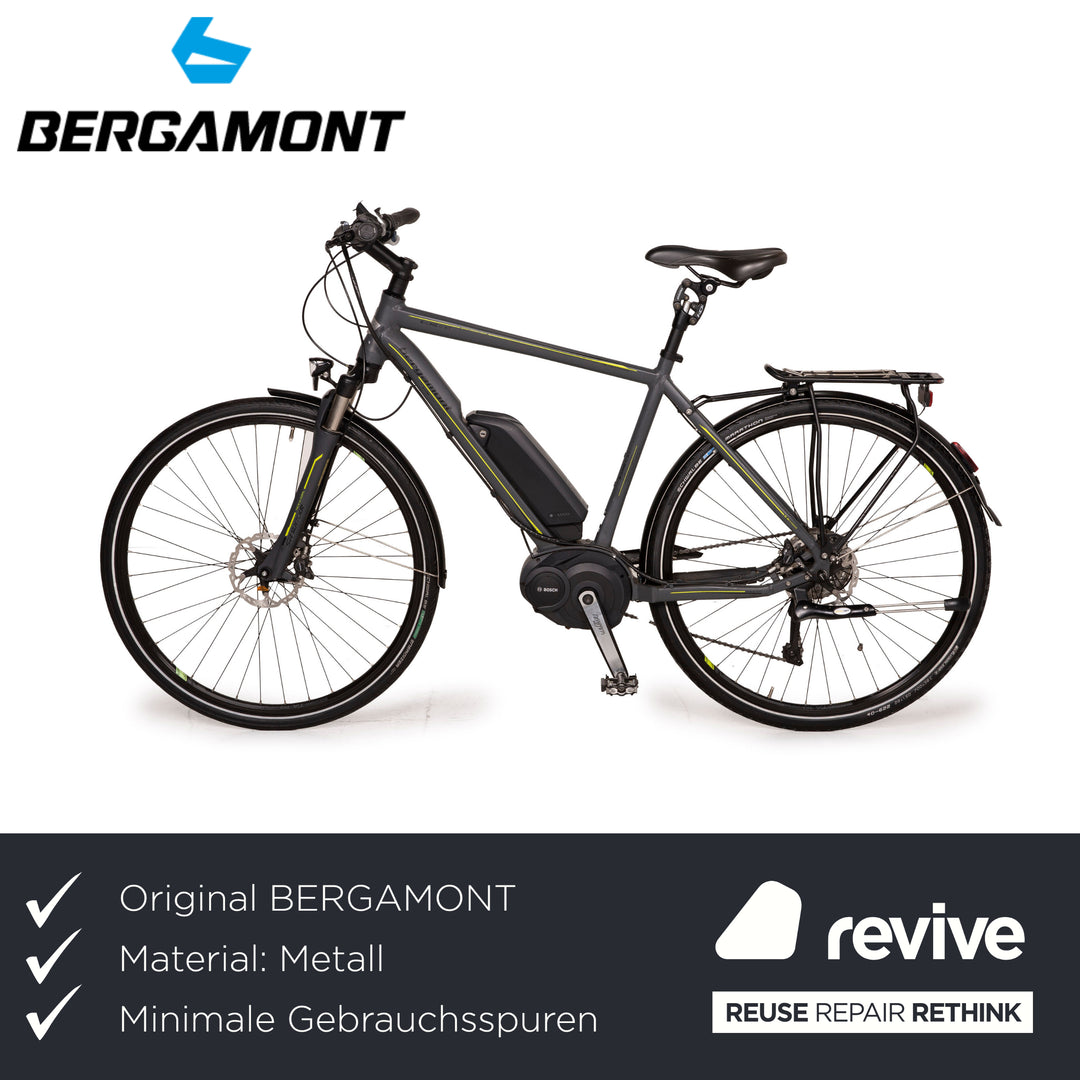 Bergamont E-LINE C XT 2014 E-Trekking Bike Pedelec Gray Bicycle RH 52cm