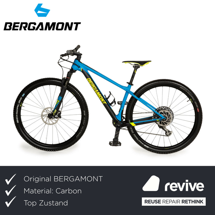 Vélo Bergamont Revox Team 2020 Carbone Bleu VTT Noir