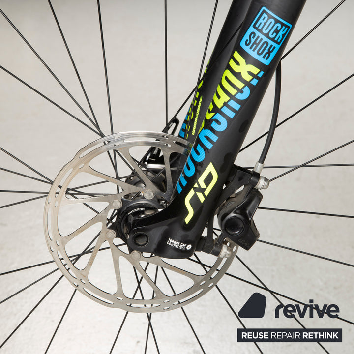 Vélo Bergamont Revox Team 2020 Carbone Bleu VTT Noir