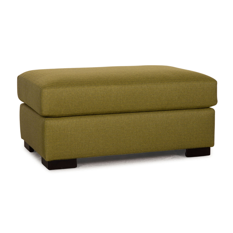 Tabouret en tissu Bielefelder Werkstätten vert olive