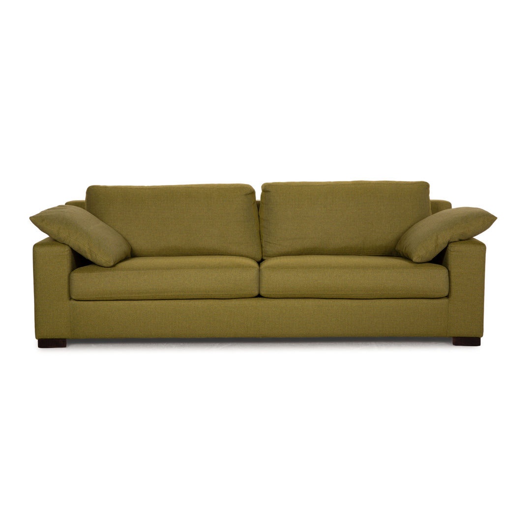 Canapé en tissu Bielefelder Werkstätten canapé trois places vert olive