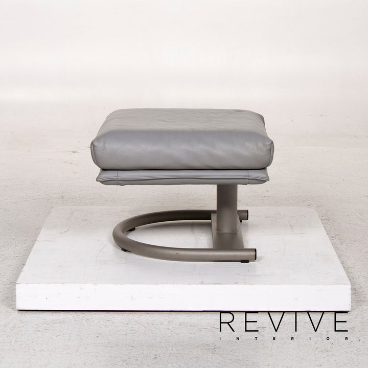 Fauteuil en cuir BMP Rolf Benz avec tabouret chaise de relaxation fonction de relaxation #12826