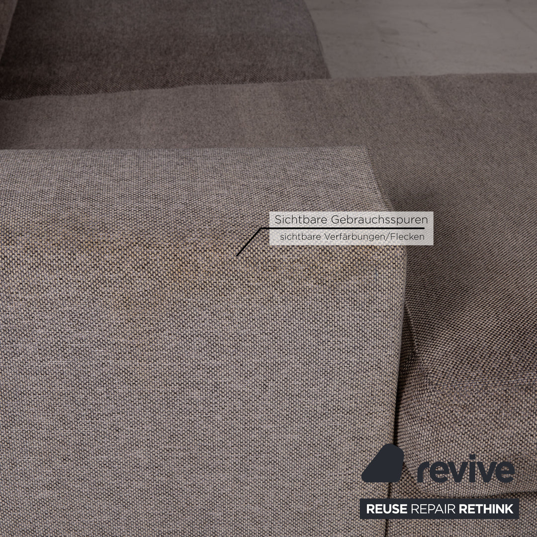 BoConcept Terni Stoff Sofa Grau Ecksofa Outlet