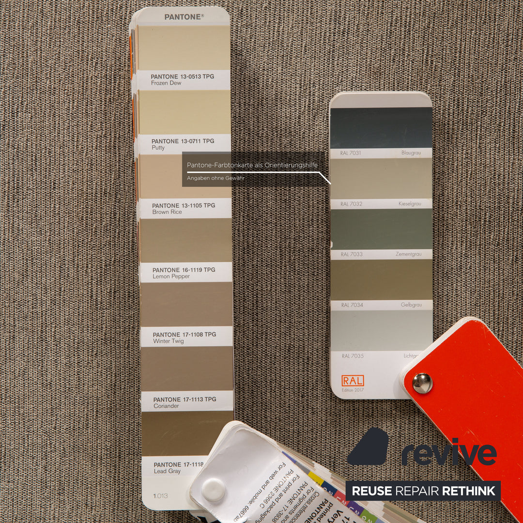 BoConcept Aero Stoff Sessel Hellgrau manuelle Funktion