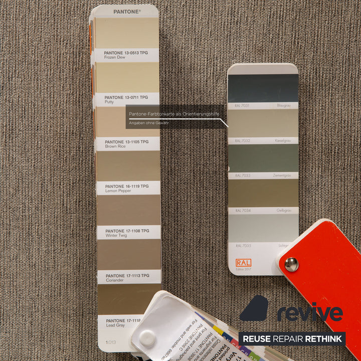 BoConcept Aero Stoff Sessel Hellgrau manuelle Funktion